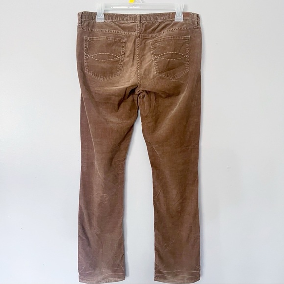Vintage Abercrombie & Fitch Brown Corduroy Pants Low Rise Size 10 Straight Leg - Picture 7 of 13